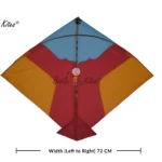 Babla 40 Baana Designer Ponia Kites (Size 72*59 Centimeter) ,0.75 Tawa + Free Shipping
