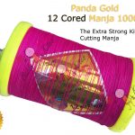 Panda Gold 12 Cored Manja 1000 Yards with Extra Strong Kite Thread Cutting Manja + Free Shipping 3