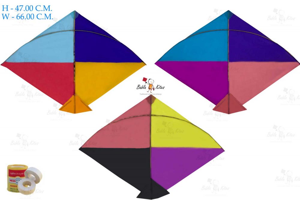Babla 40 Designer Fighter Adadhiya Cheel Kites (Size 66*47 Centimeter) 3
