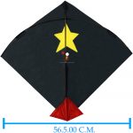 Babla 40 Designer Black Bareilly Patang Kites (Size 56.5*52.5 Centimeter) + Free Shipping 10