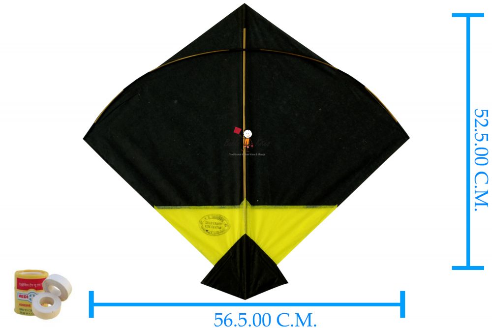 Babla 40 Designer Black Bareilly Patang Kites (Size 56.5*52.5 Centimeter) + Free Shipping 5