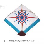 Babla 40 Designer Baana White Ponia Kites (Size 72*62 Centimeter) 0.75 Tawa Kites + Free Shipping 10