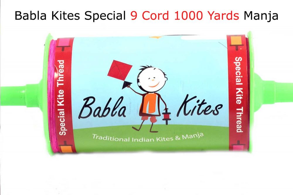 Babla Kites Special 9 Cord 1000 Yards Strong Manja/Thread - Limited Edition - Free Shipping 3