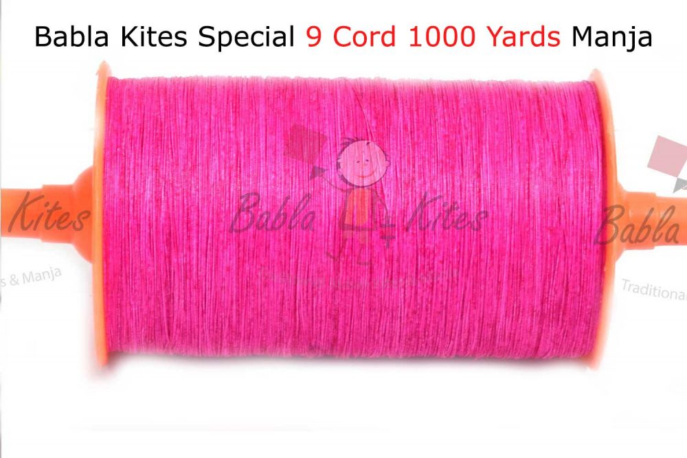 Babla Kites Special 9 Cord 1000 Yards Strong Manja/Thread - Limited Edition - Free Shipping 2