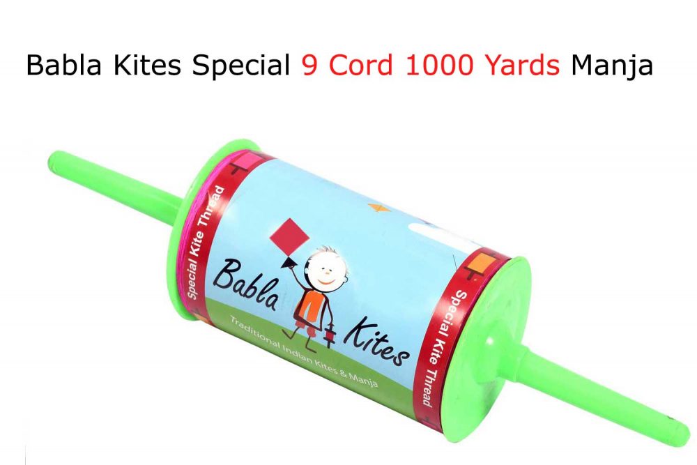 Babla Kites Special 9 Cord 1000 Yards Strong Manja/Thread - Limited Edition - Free Shipping 1