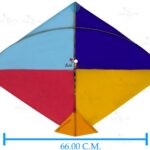 Babla 40 Designer Fighter Adadhiya Cheel Kites (Size 66*47 Centimeter)