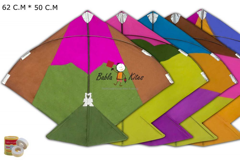 Babla 40 Khambhati Designer Patang Kites (Size 50*62 Centimeter) + Free Shipping 1