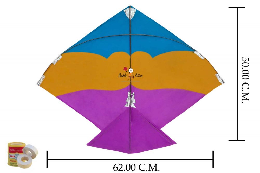 Babla 40 Khambhati Designer Patang Kites (Size 50*62 Centimeter) + Free Shipping 2