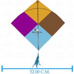 Babla 40 Colour Indian Designer Fighter Rocket Kites (Size 64 * 52 Centimeter) 5