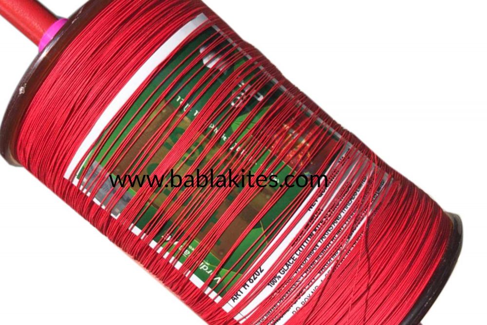 Panda Gold 9 Cored Manja 3 Reel with Advanced Kite Thread Cutting Manja (Limited Stock ) Latest Version 1.2 -- Red Color Only 1