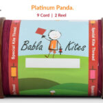 9 Cord Platinum Panda Manjha (2.5 Reel/2500 Meter) Made by Bareli Experts (6 Time Coating Manjha)+ Free Shipping 4