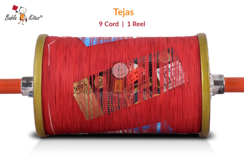 Coats Tejas 24 Carat 9 Cord Manjha (1 Reel) Extra Strong & Alternative to YKC Manjha (6 Time Coating Manjha) + Free Shipping 1