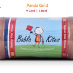 Panda Gold 12 Cord Manjha with Wooden Spool (1 Reel) Extra Strong Kite Thread Cutting Manjha + Free Shipping 4