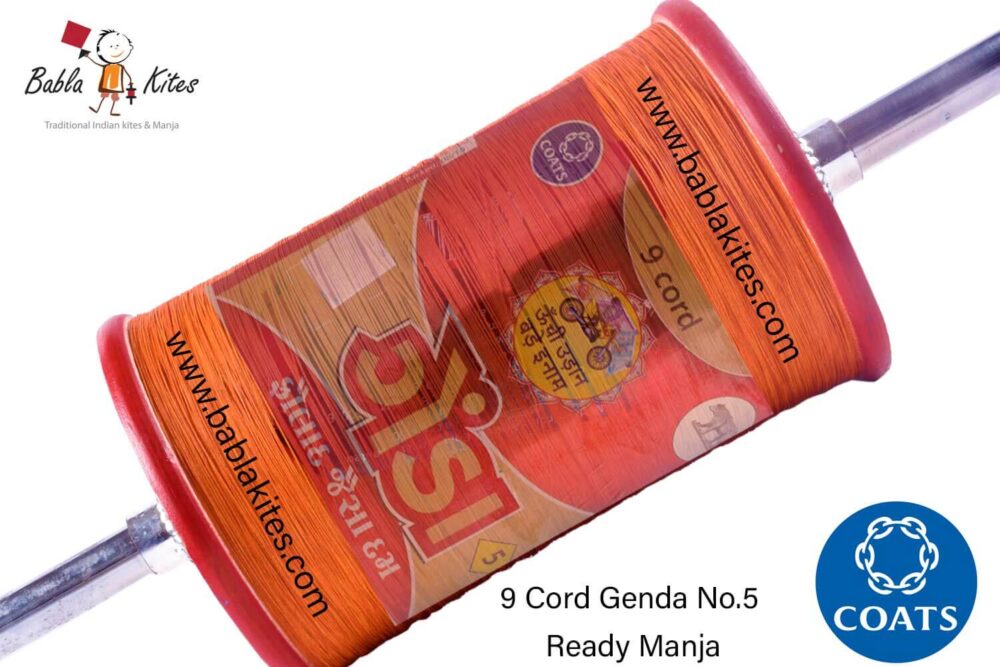 9 Cord Coats Genda No. 5 Manjha (2 Reel)