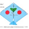 40 Indian Cheel Kites Eye-Heart Kat khambhati Kites (Size 46*59 Centimeters) + Free Shipping 10