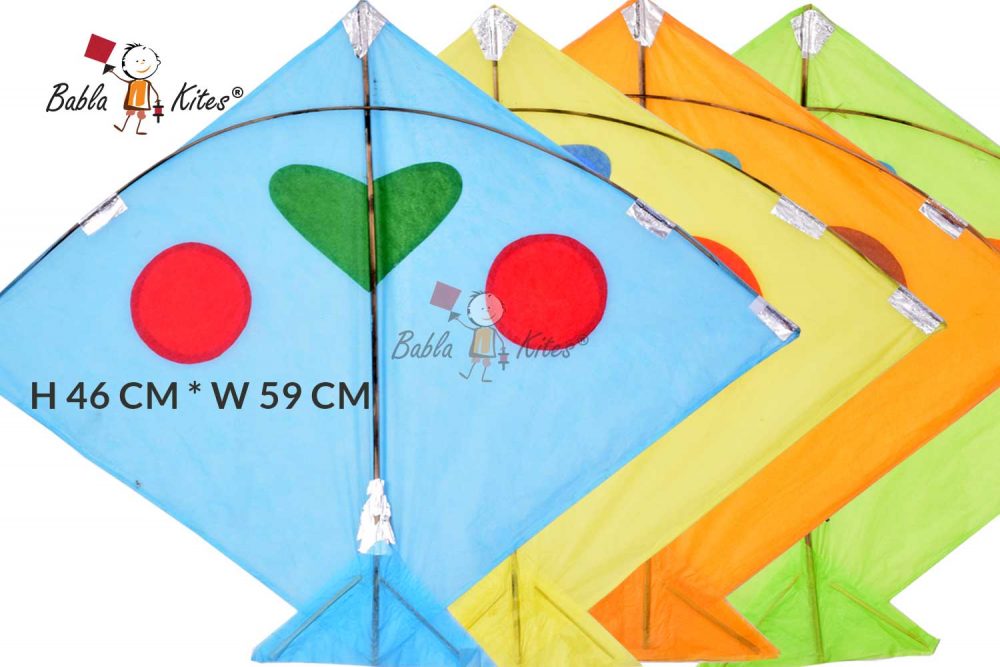40 Indian Cheel Kites Eye-Heart Kat khambhati Kites (Size 46*59 Centimeters) + Free Shipping 1