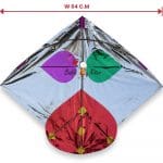 Babla 20 Metal Designer Kites (Size 54.5*64 Centimeter) + Free Shipping
