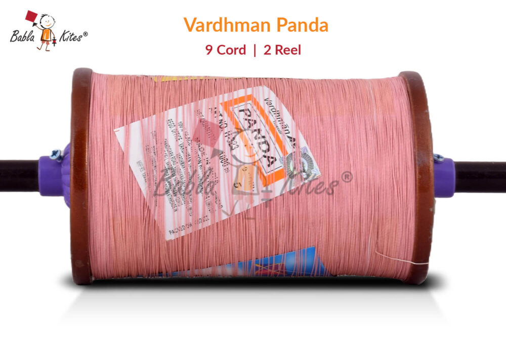 9 Cord Panda No. 5 Maidani Special Manjha (1 Reel) Strong Kite Thread Manjha + Free Shipping 1