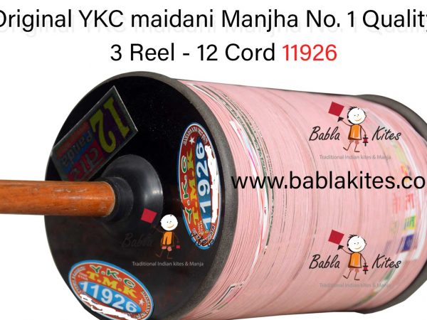 YKC URF Chutka Ustad 12 Cord 3 Reel 11926 Original Maidani Manjha