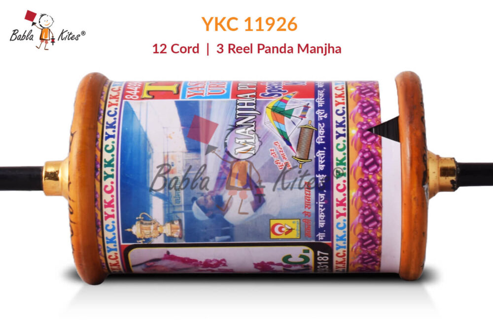 YKC URF Chutka Ustad 12 Cord 3 Reel 11926 Original Maidani Manjha No. 1 Quality + Free Shipping 2