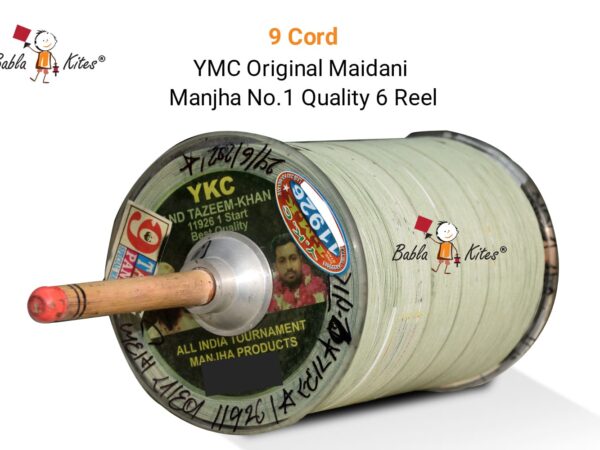 YKC URF Chutka Ustad 9 Cord 6 Reel 11926 Original Maidani Manjha No. 1 Quality