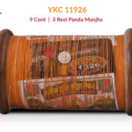 YKC 11926 9 Cord 3 Reel Panda Manjha