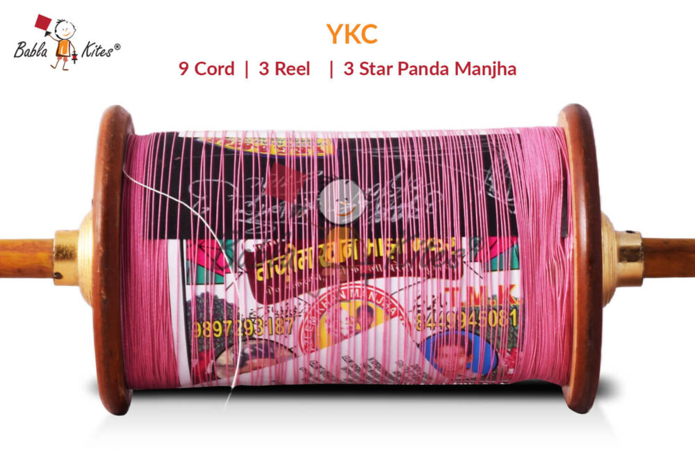YKC URF Chutka Ustad 9 Cord 3 Reel 3 Star (30 Number) Original Maidani Manjha No. 1 Quality + Free Shipping 1
