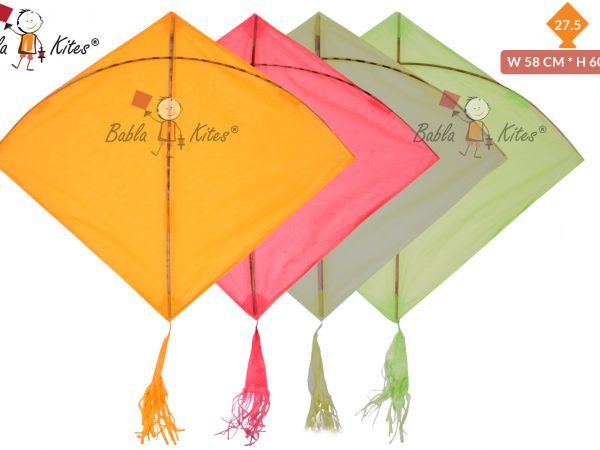 Ghesiya Manjola Cheel Colour Kites (Size 58*60 Centimetres)