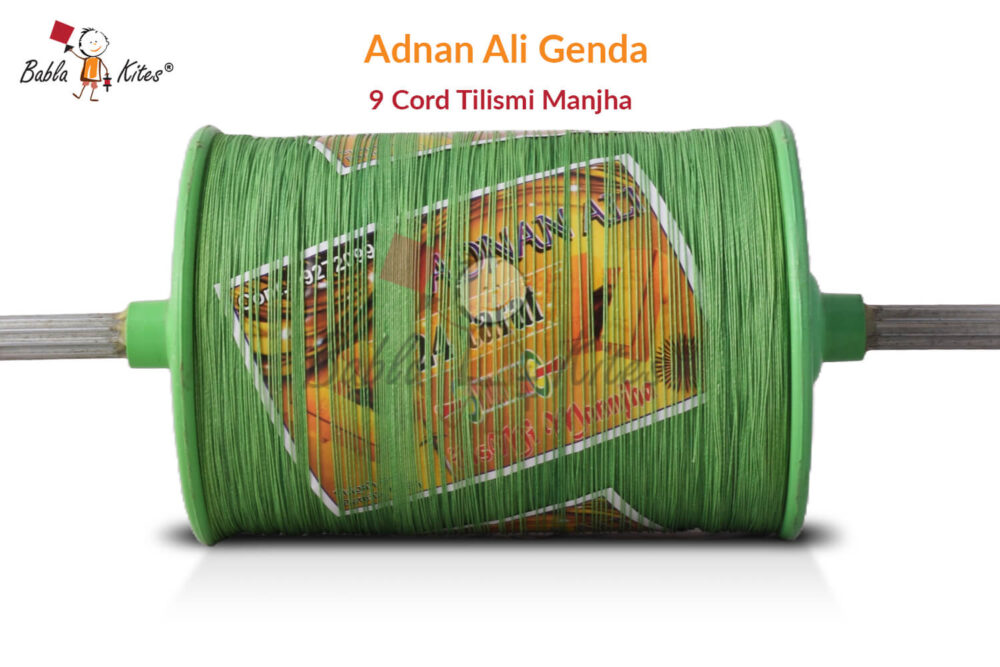 Adnan Ali 24 Carat Article - 9 Cord Genda No. 5 Manjha (2.5 Reel / 250 gm) Extra Strong Kite Manjha + Free Shipping 1