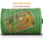 Adnan Ali 24 Carat Article - 9 Cord Genda No. 5 Manjha (2.5 Reel / 250 gm) Extra Strong Kite Manjha + Free Shipping 3