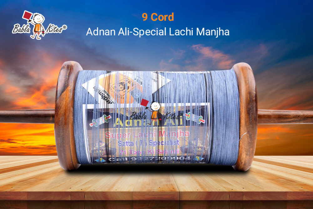 Original Adnan Ali Super Lachi Manjha - 9 Cord (3 Reel) Tournament Winner Manjha + Free Shipping 2