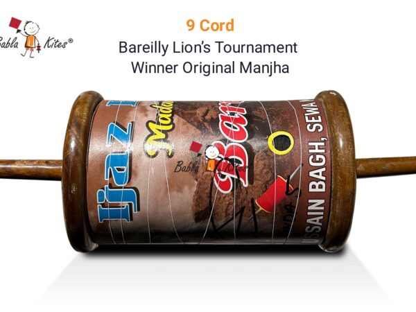 Bareilly Lion’s Tournament Winner Original Manjha – 9 Cord 3 Reel Panda No. 5 Manjha No. 1 Quality