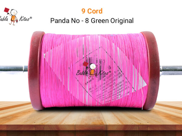 9 Cord Panda No. 8 Maidani Bareilly Manjha With Wooden Spool (2 Reel)