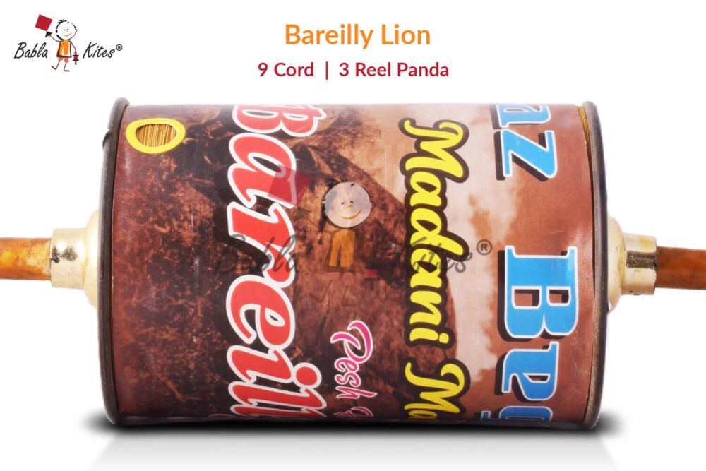 Bareilly Lion's Tournament Winner Original Manjha - 9 Cord 6 Reel Panda No. 5 Manjha No. 1 Quality + Free Shipping 2
