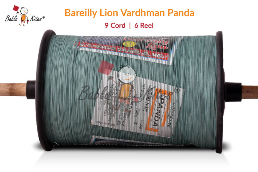 Bareilly Lion's Tournament Winner Original Manjha - 9 Cord 6 Reel Panda No. 5 Manjha No. 1 Quality + Free Shipping 1