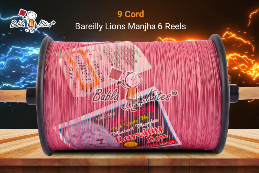 Bareilly Lion's Tournament Winner Original Manjha - 9 Cord 6 Reel