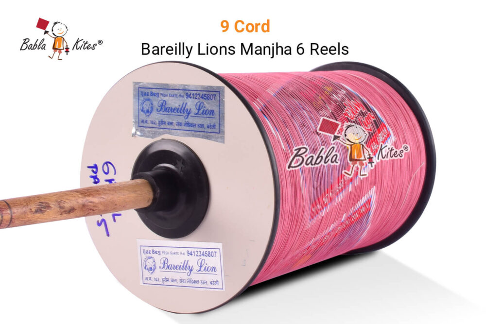 Bareilly Lion's Tournament Winner Original Manjha - 9 Cord 6 Reel