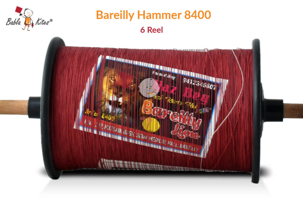Bareilly Lion's Hammer 8400 6 Reel Manjha + Free Shipping 1