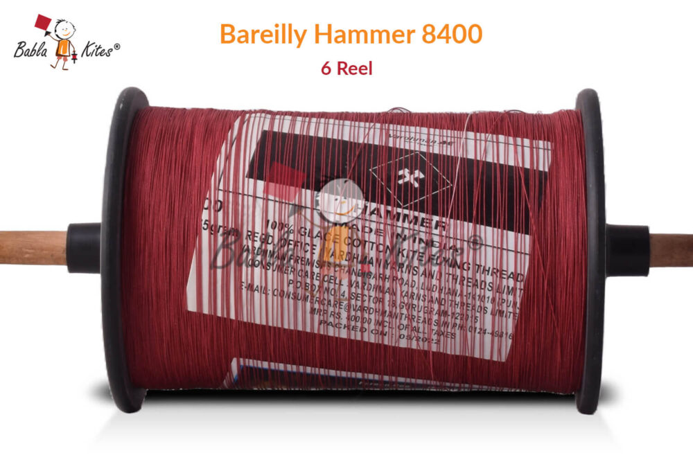 Bareilly Lion's Hammer 8400 6 Reel Manjha + Free Shipping 3