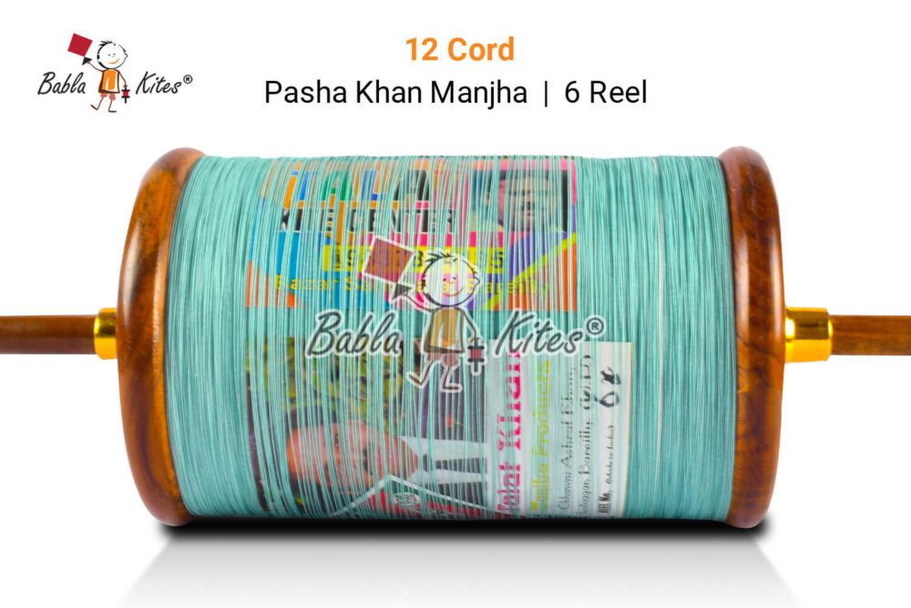 Pasha Khan Manjha 12 Cord 6 Reel