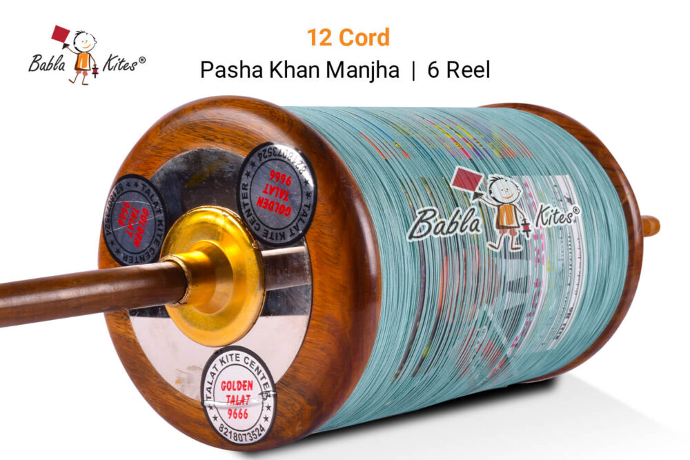 Pasha Khan Manjha 12 Cord 6 Reel
