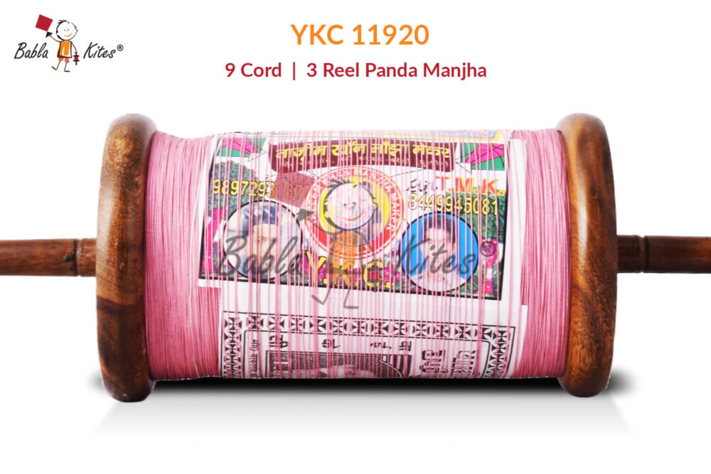YKC URF Chutka Ustad 9 Cord 11920 (3 Reel) Original Manjha Top Quality + Free Shipping 1