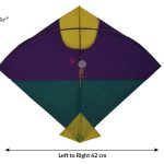16 Addhi Tournament Kites (Size 54*62 Centimetres)