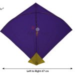 16 Pauni Tournament Kites (Size 59*67 Centimetres)