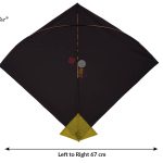 16 Pauni Tournament Kites (Size 59*67 Centimetres)