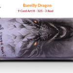 Original Bareilly Dragon 9 Cord Panda Art-H 325 Manjha (3 Reel) by Ijaz Beg + Free Shipping