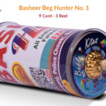 Original Basheer Beg Hunter No. 1 - 9 Cord Panda No. 5 Manjha (3 Reel) + Free Shipping