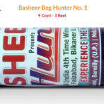 Original Basheer Beg Hunter No. 1 - 9 Cord Panda No. 5 Manjha (3 Reel) + Free Shipping