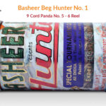 Original Basheer Beg Hunter No. 1 - 9 Cord Panda No. 5 Manjha (6 Reel)+ Free Shipping