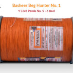 Original Basheer Beg Hunter No. 1 - 9 Cord Panda No. 5 Manjha (6 Reel)+ Free Shipping
